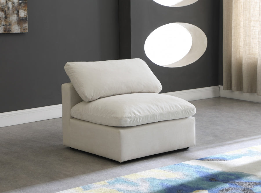 Fauteuil d'appoint rembourré en chenille Vivi 