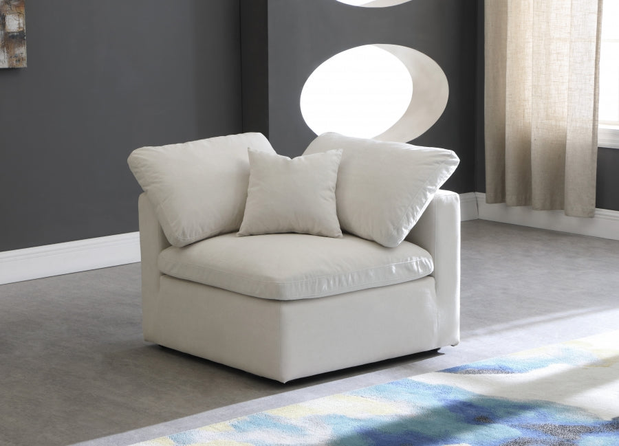 Fauteuil d'appoint rembourré en chenille Vivi 