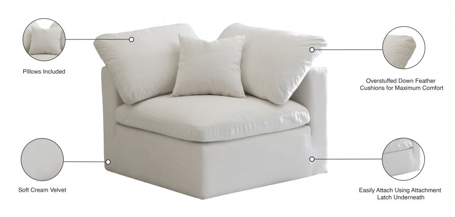 Fauteuil d'appoint rembourré en chenille Vivi 