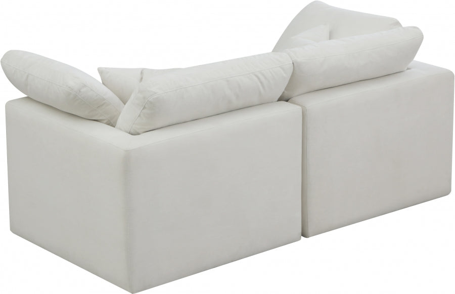 Plush Velvet Standard Comfort Modular Sofa