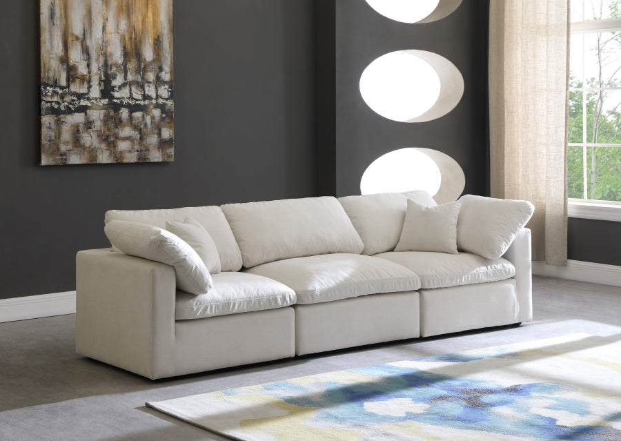 Plush Velvet Standard Comfort Modular Sofa