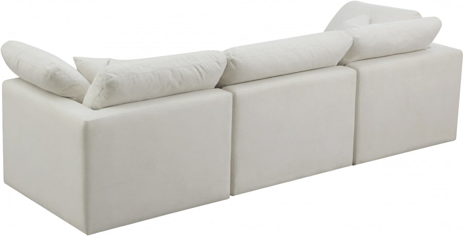 Plush Velvet Standard Comfort Modular Sofa