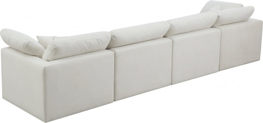 Plush Velvet Standard Comfort Modular Sofa