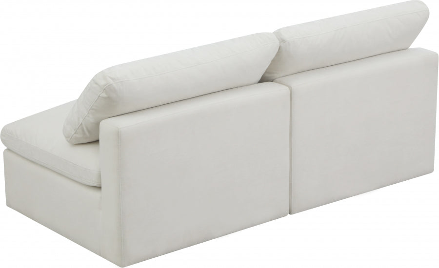 Plush Velvet Standard Comfort Modular Sofa