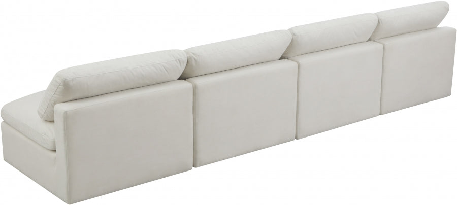 Plush Velvet Standard Comfort Modular Sofa