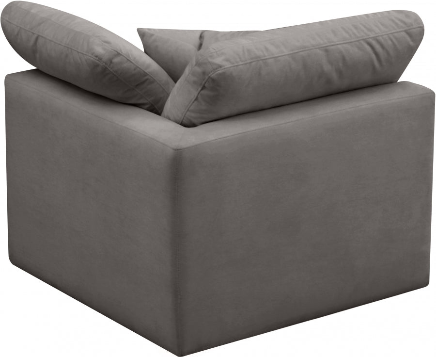 Fauteuil d'appoint rembourré en chenille Vivi 