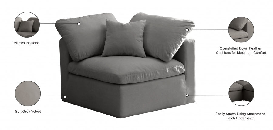 Fauteuil d'appoint rembourré en chenille Vivi 
