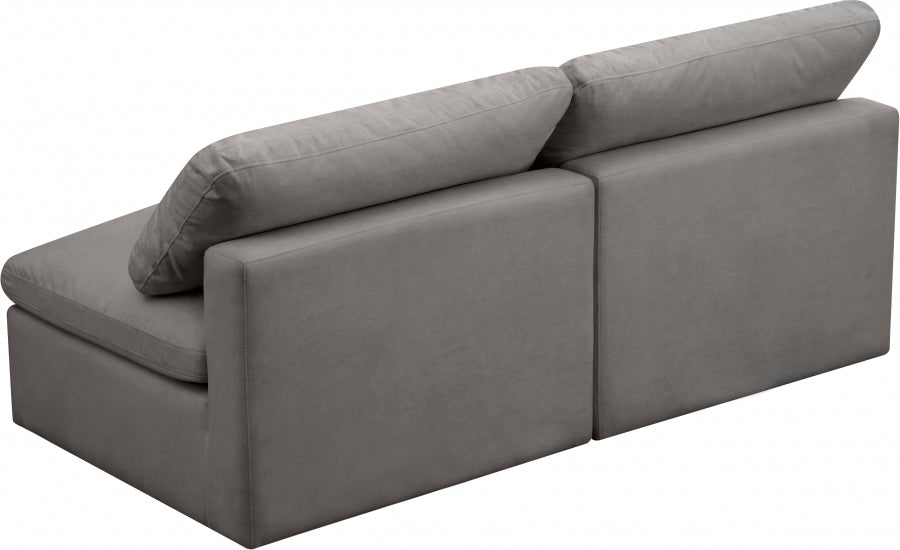 Plush Velvet Standard Comfort Modular Sofa