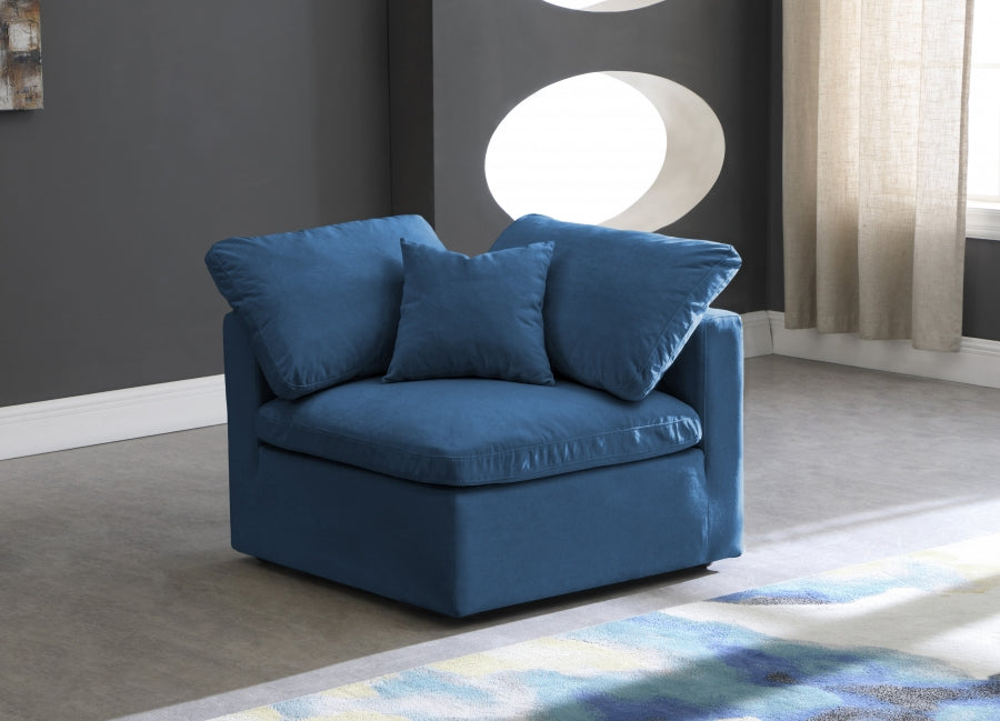 Fauteuil d'appoint rembourré en chenille Vivi 