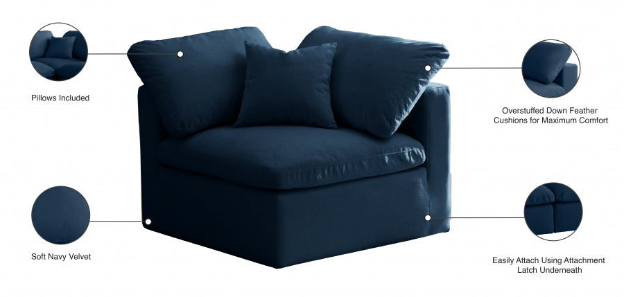 Fauteuil d'appoint rembourré en chenille Vivi 