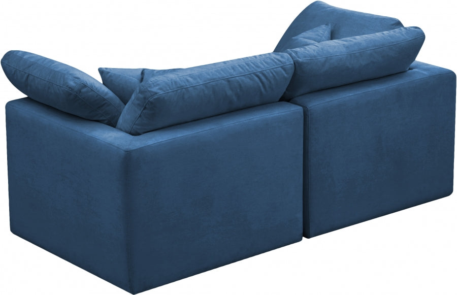 Plush Velvet Standard Comfort Modular Sofa