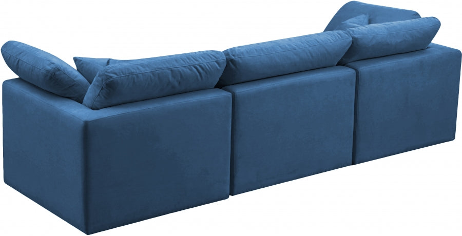 Plush Velvet Standard Comfort Modular Sofa