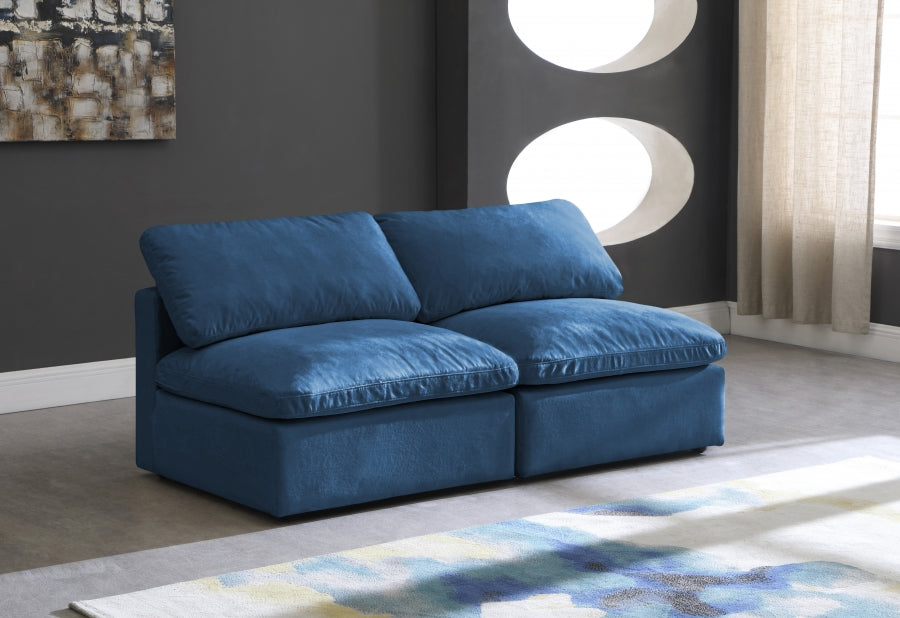 Plush Velvet Standard Comfort Modular Sofa