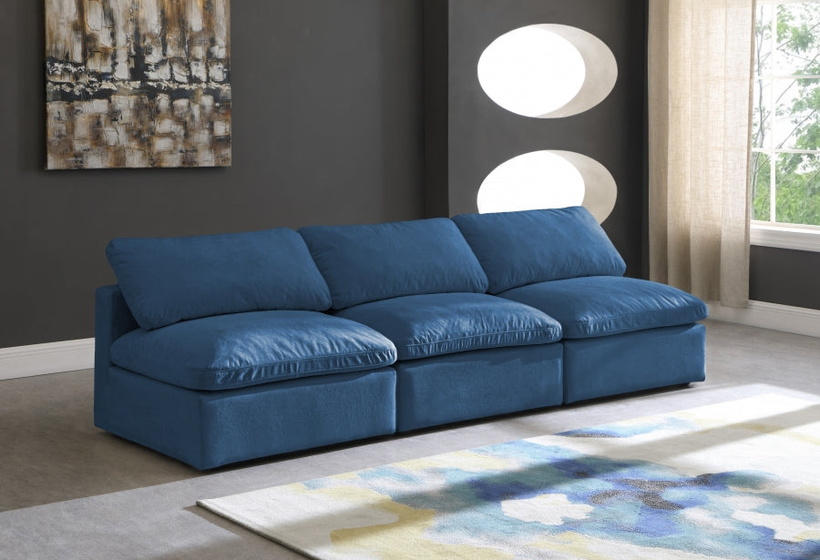 Plush Velvet Standard Comfort Modular Sofa