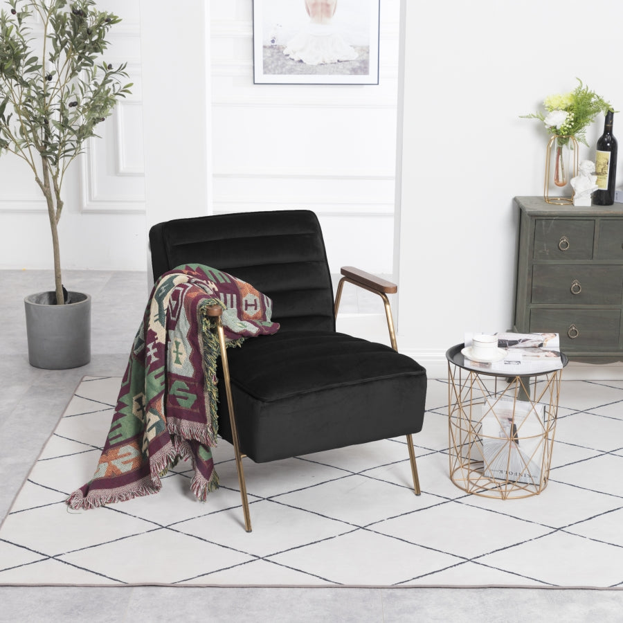 Fauteuil d'appoint rembourré en chenille Vivi 
