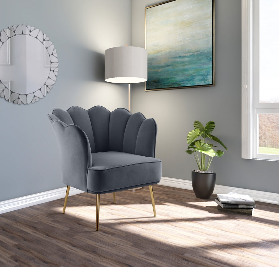 Jester Velvet Upholstered Accent Chair