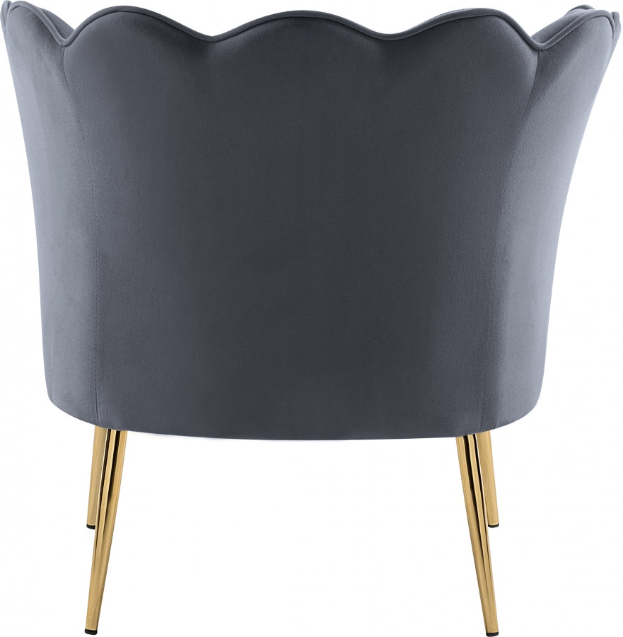 Jester Velvet Upholstered Accent Chair