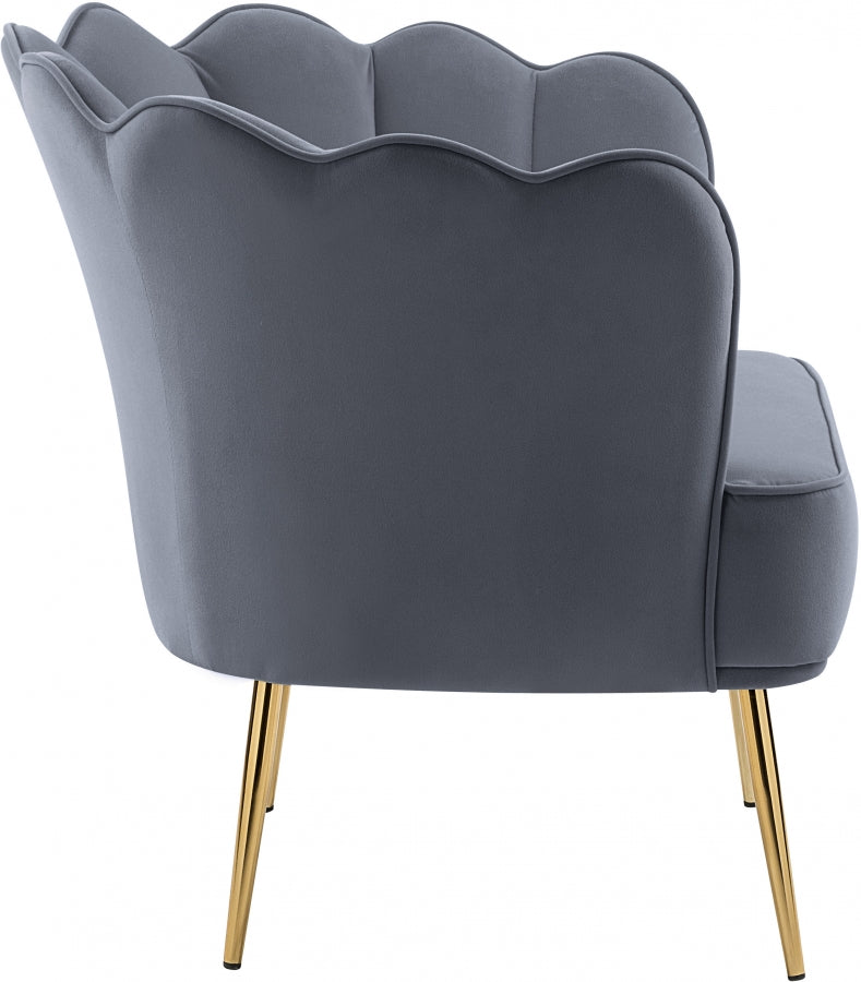 Jester Velvet Upholstered Accent Chair