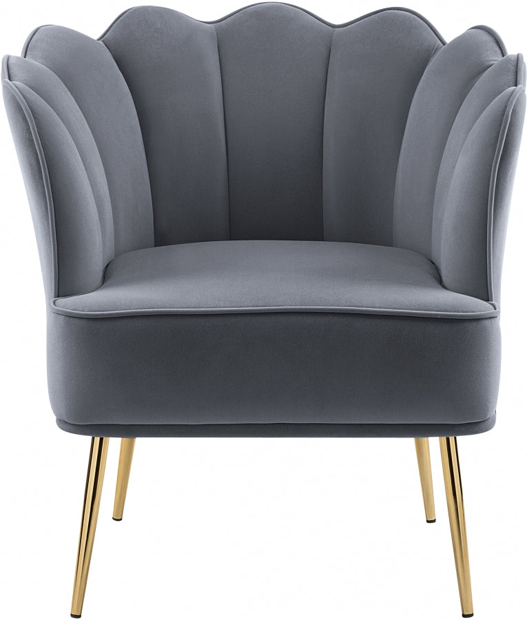 Jester Velvet Upholstered Accent Chair