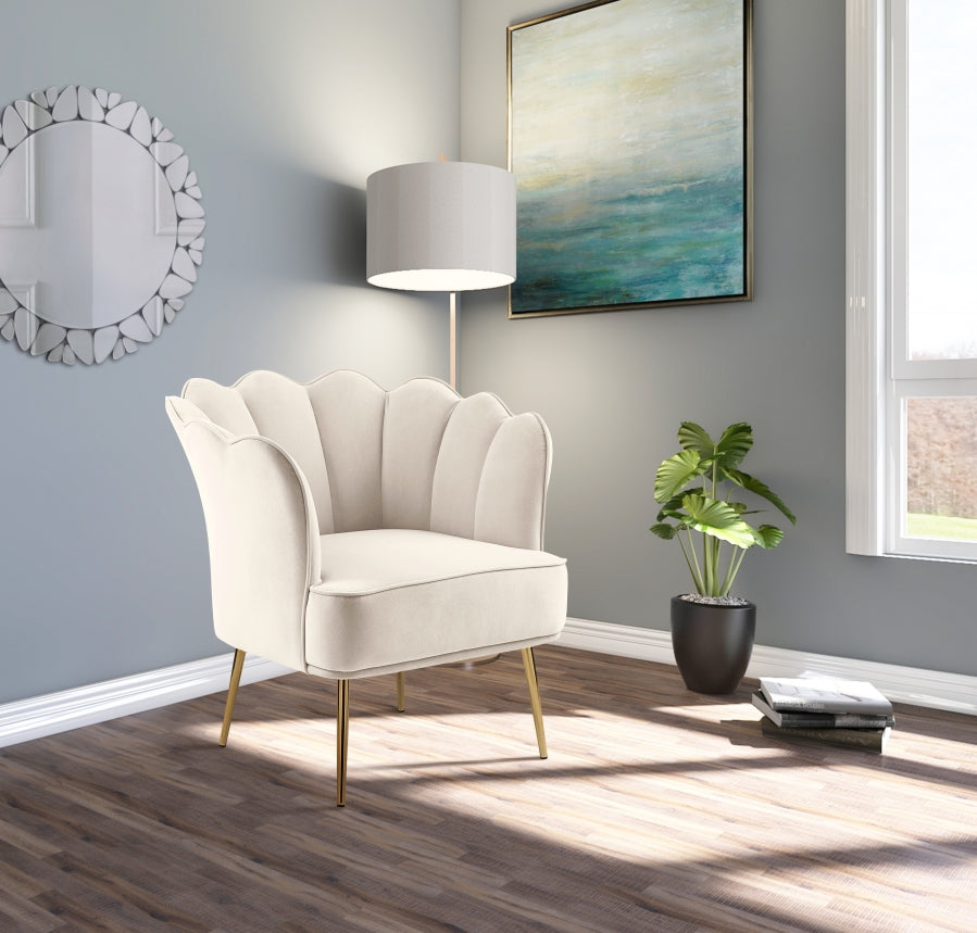 Jester Velvet Upholstered Accent Chair