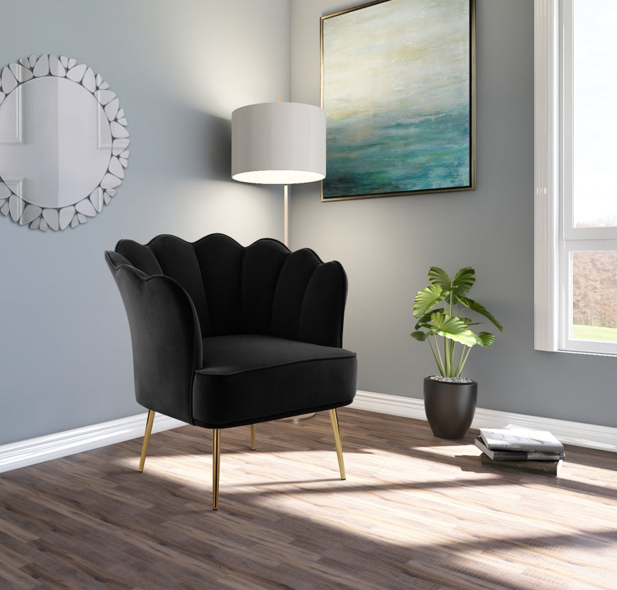 Fauteuil d'appoint rembourré en chenille Vivi 