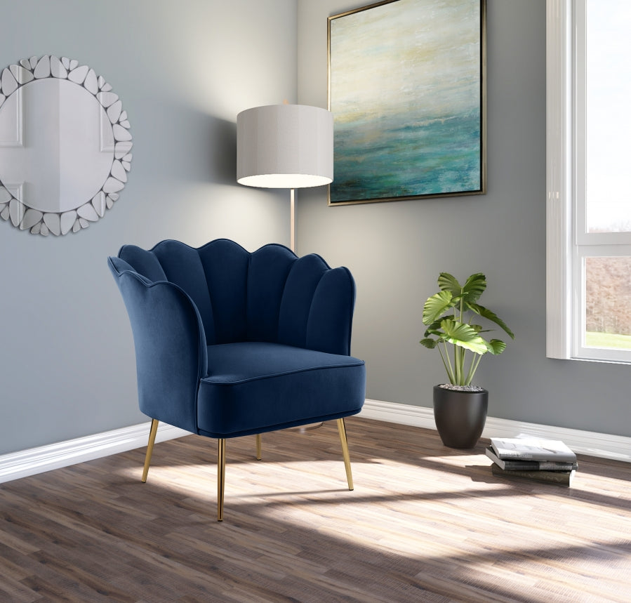 Jester Velvet Upholstered Accent Chair