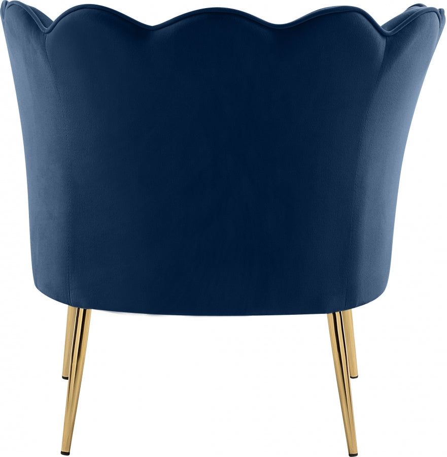 Jester Velvet Upholstered Accent Chair
