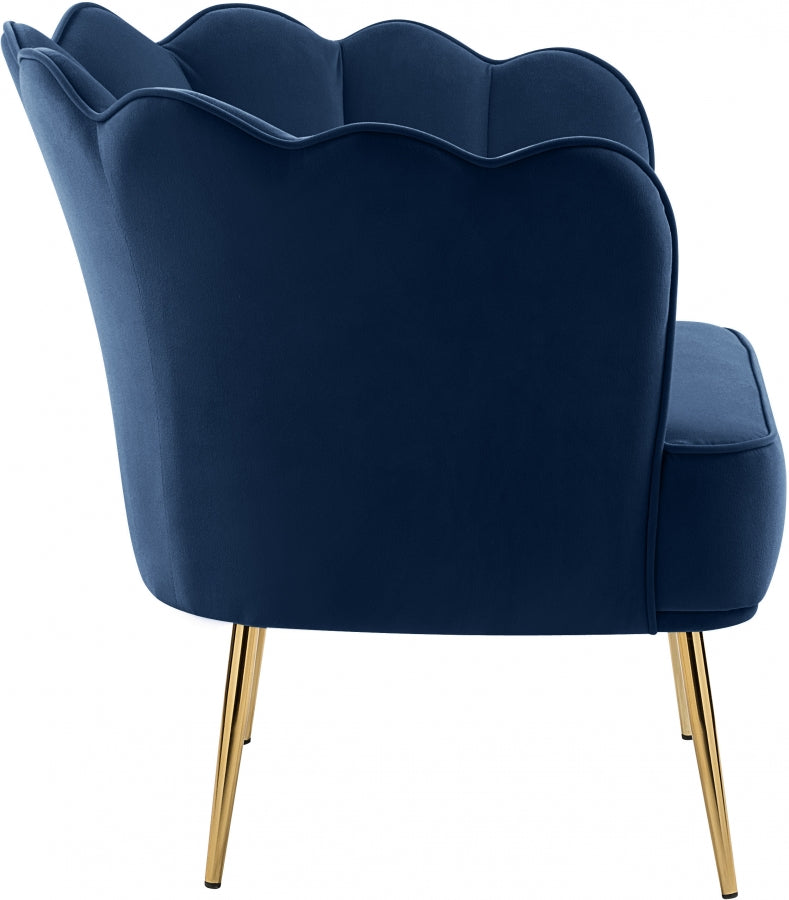 Jester Velvet Upholstered Accent Chair