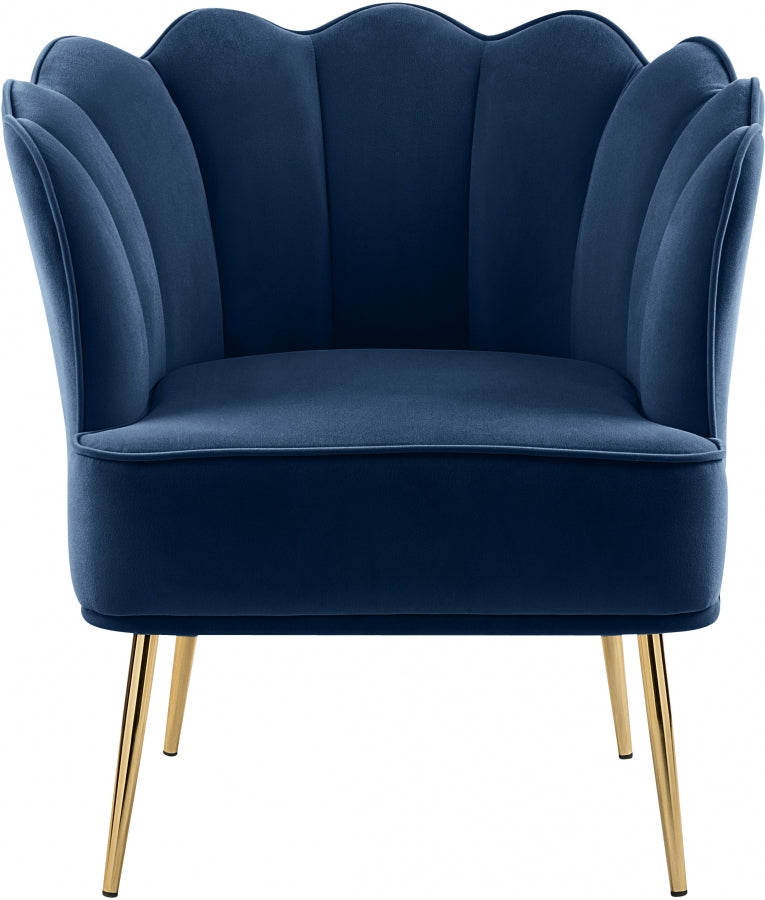 Jester Velvet Upholstered Accent Chair