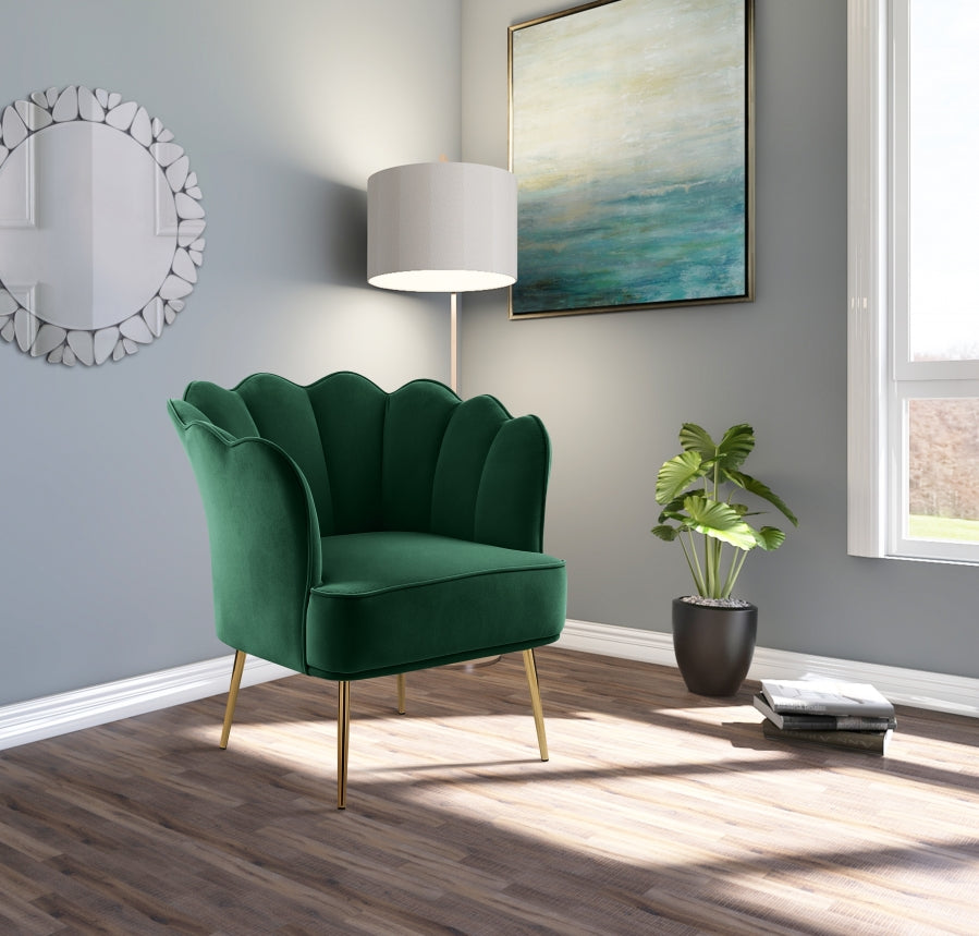 Jester Velvet Upholstered Accent Chair