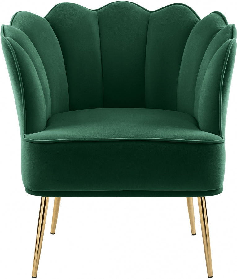 Jester Velvet Upholstered Accent Chair