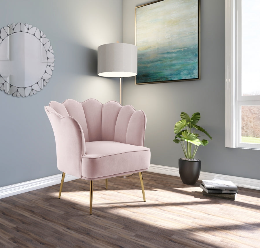 Jester Velvet Upholstered Accent Chair