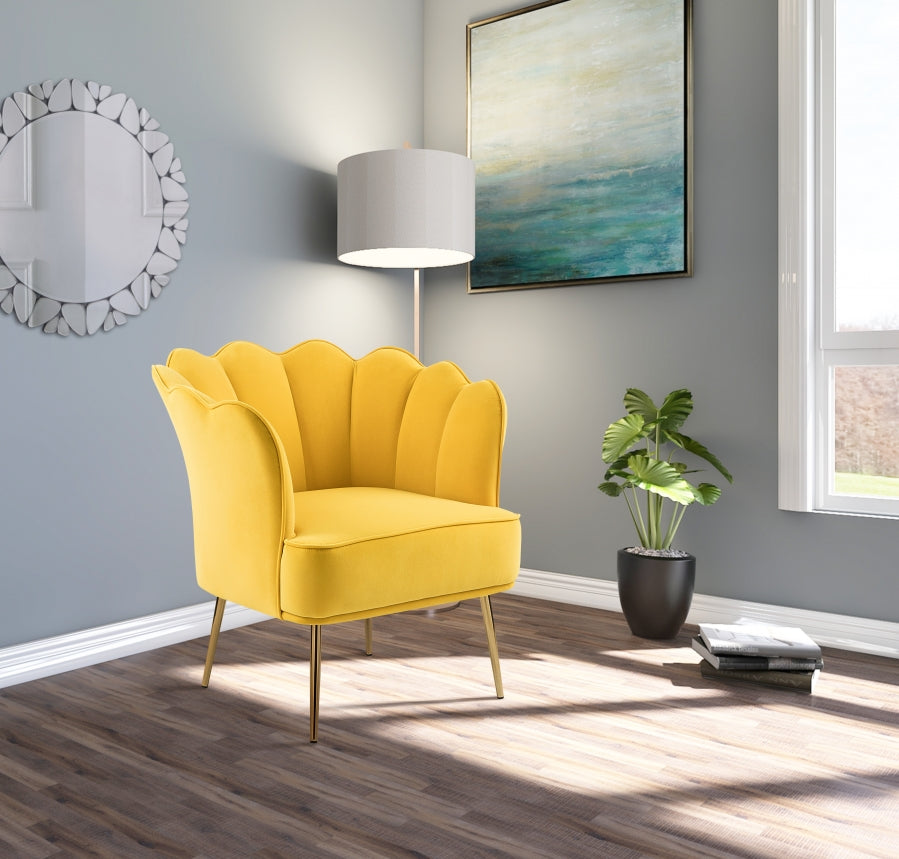 Jester Velvet Upholstered Accent Chair