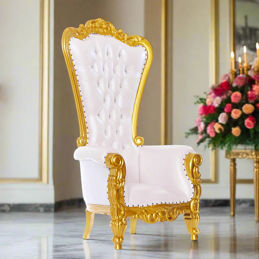 Queen Tiffany Throne Chair - Vinyl