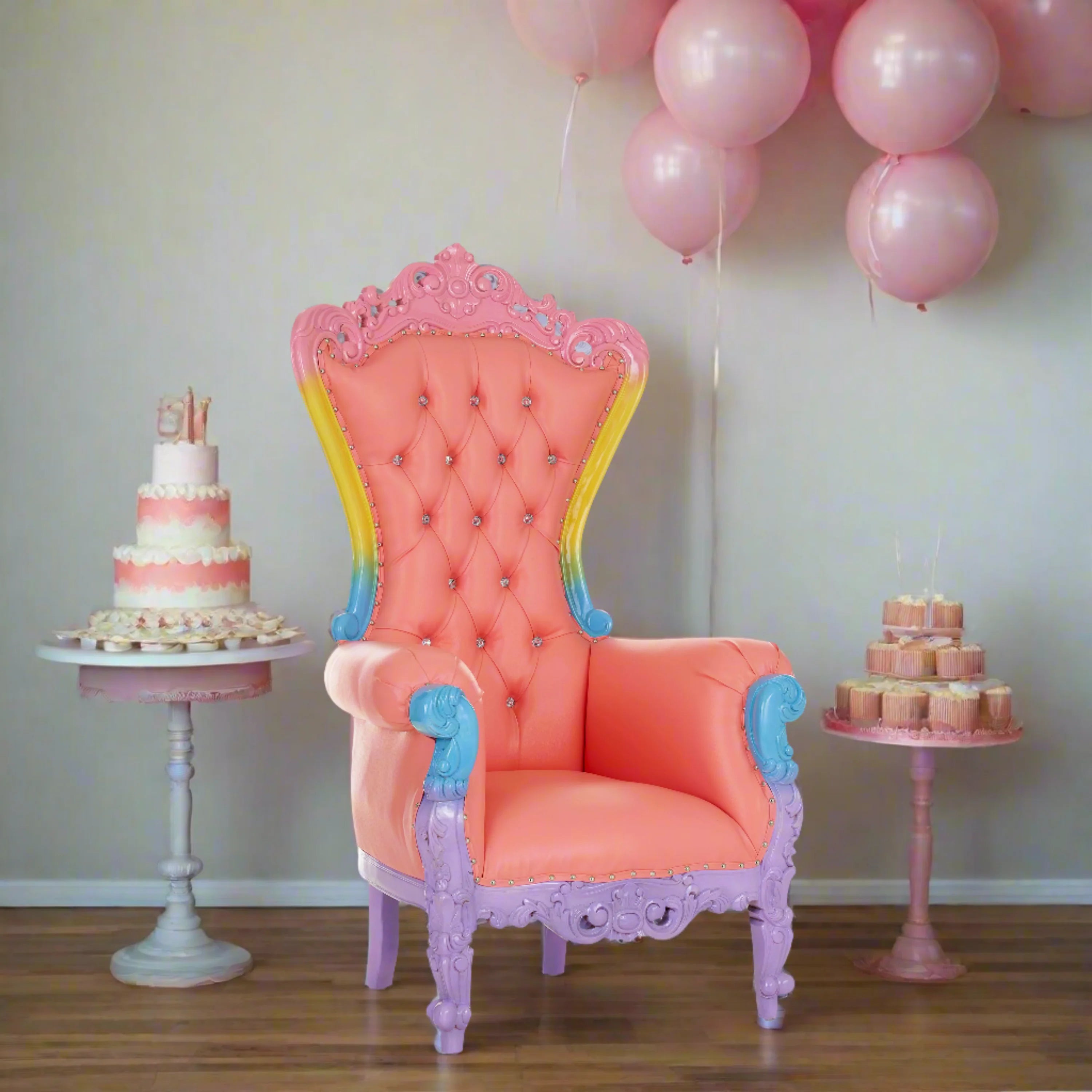 Queen Tiffany 59 Throne Chair