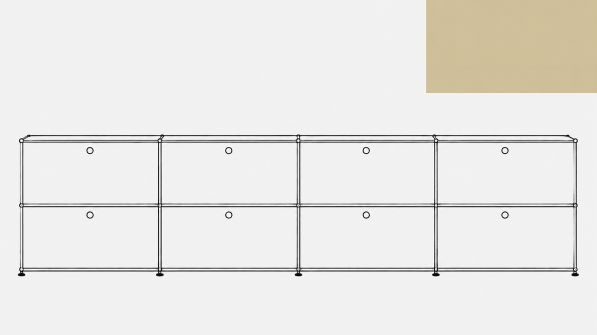 USM Haller C1AF Bed Nightstand