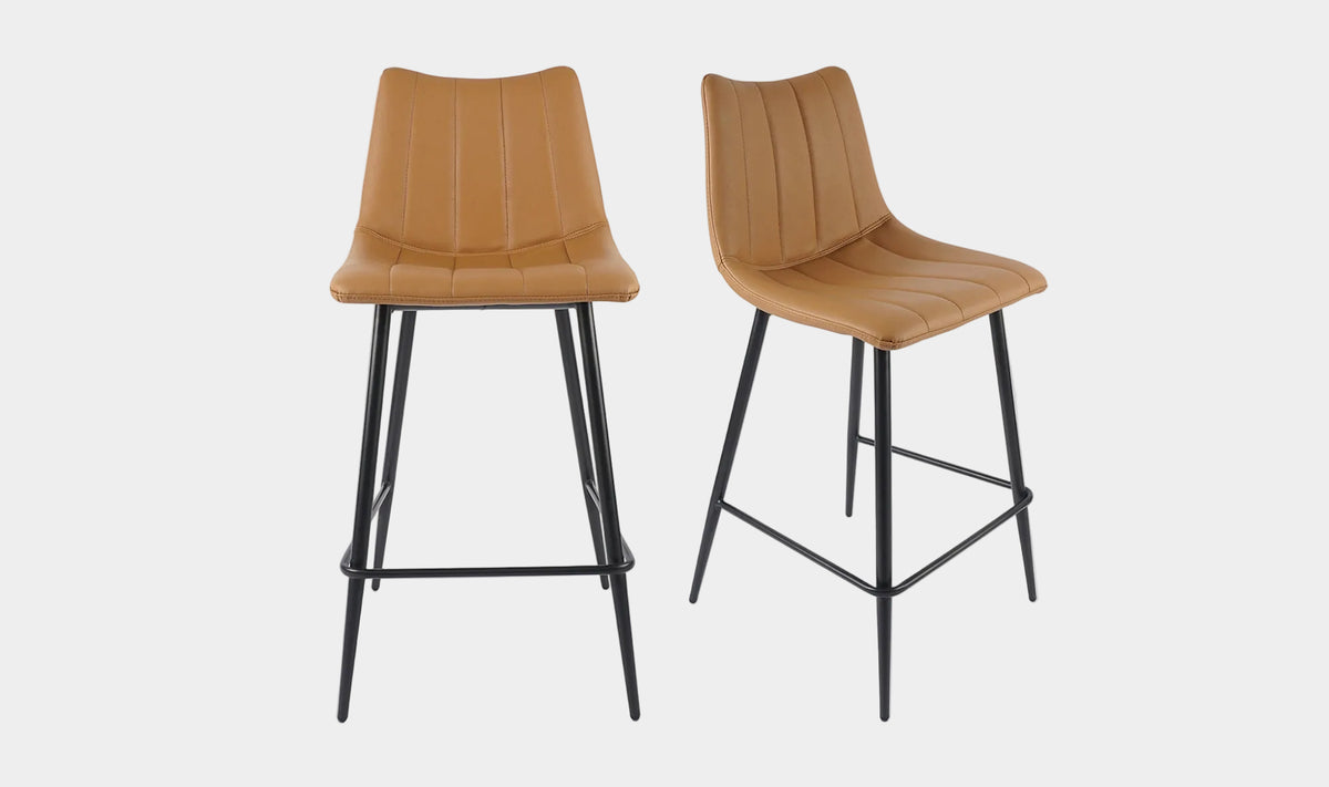 Alibi Counter Stool Matte Black -Set of Two
