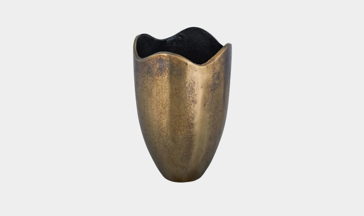 Athena Cast Aluminum Vase