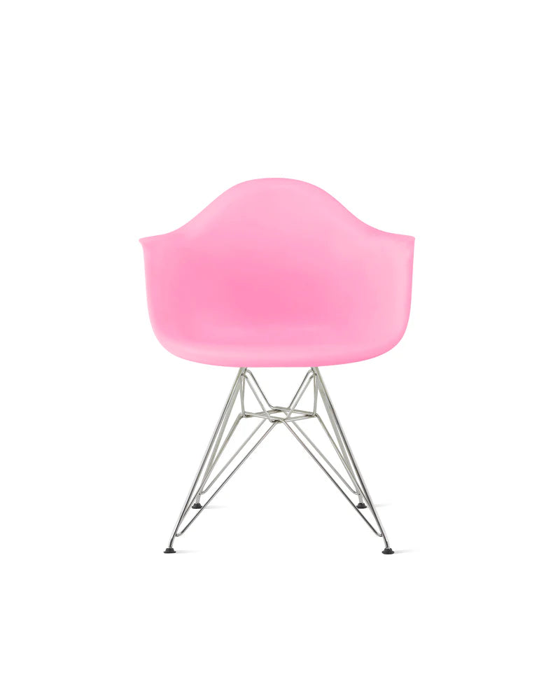 Eames Molded Plastic Armchair - Chrome Legs