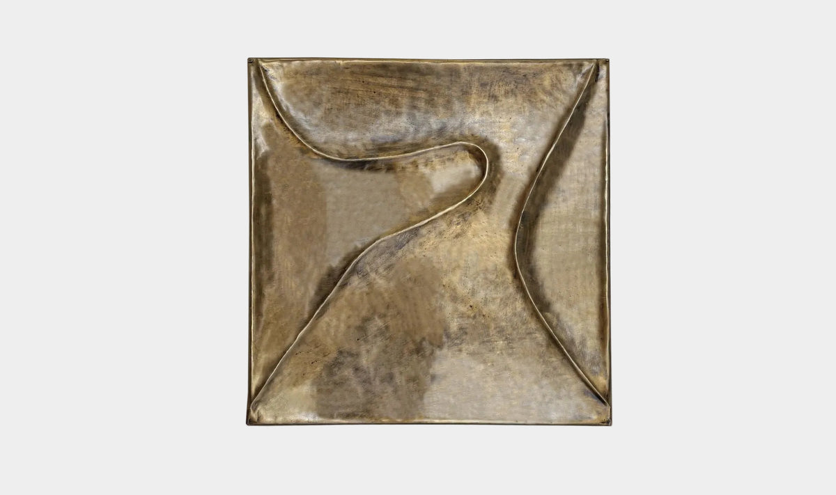 Bode Wall Sculpture Aged Brass