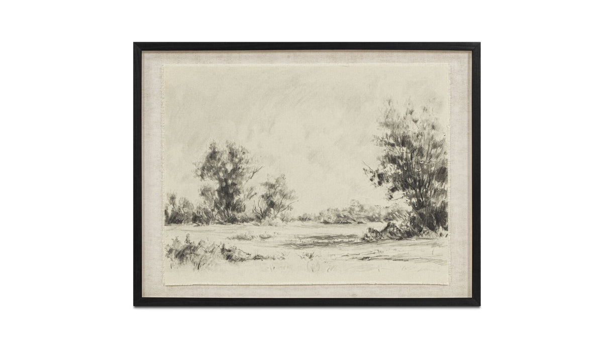 Briar Framed Print On Linen