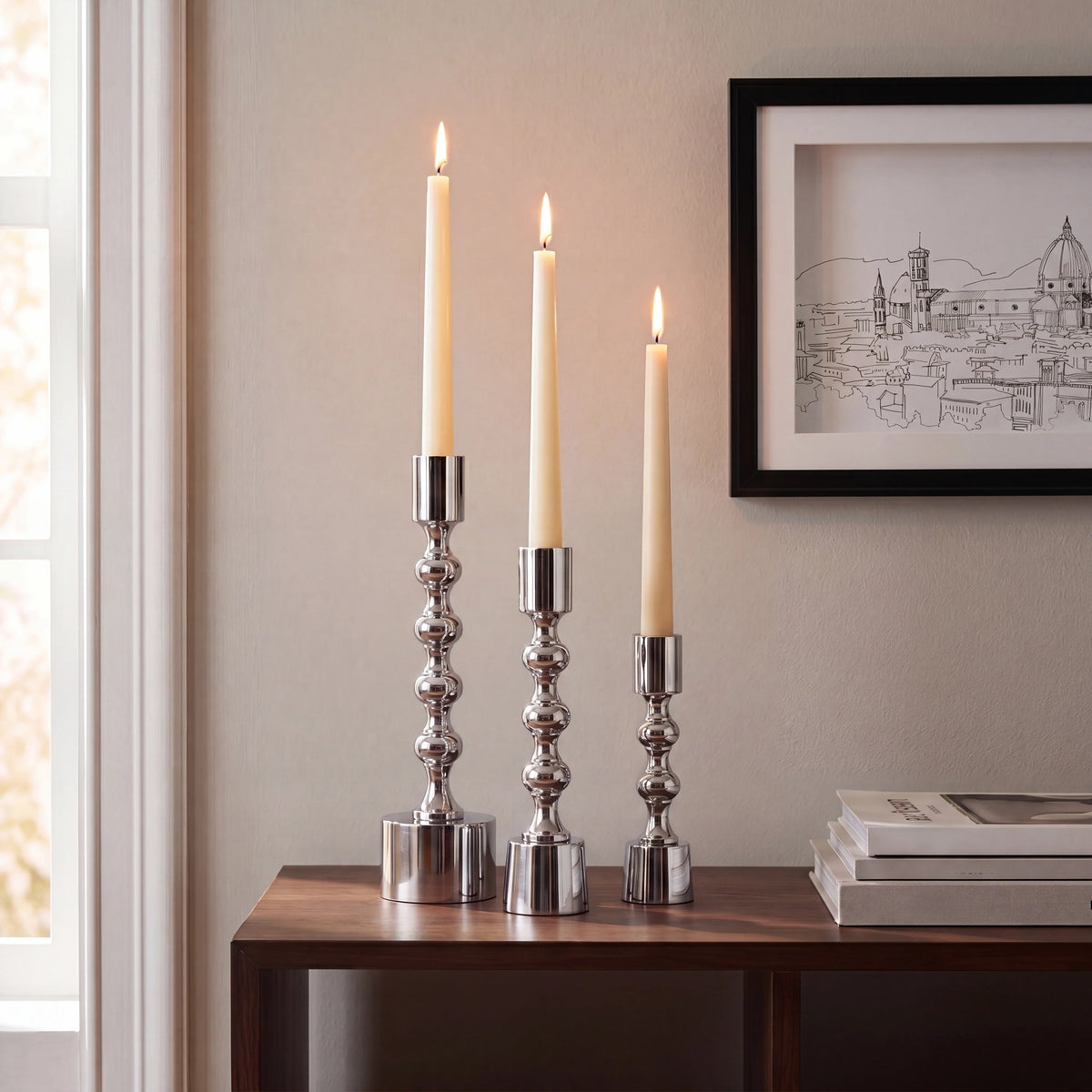 Lusso Candle Holder Set of 3