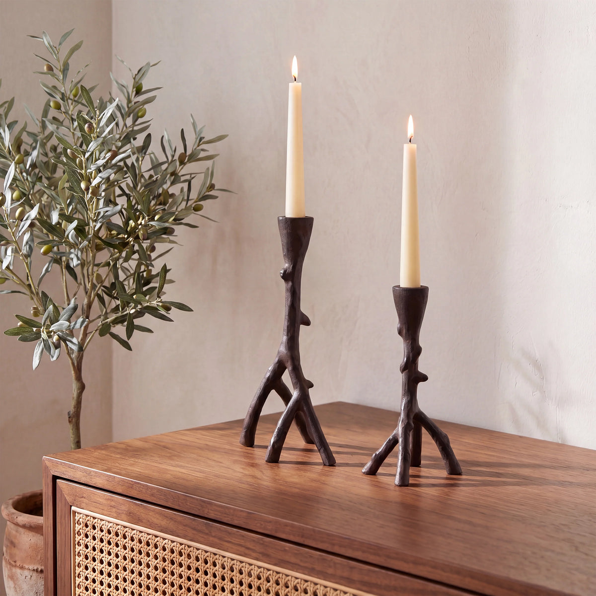 Mistbay Candle Holder Set of 2
