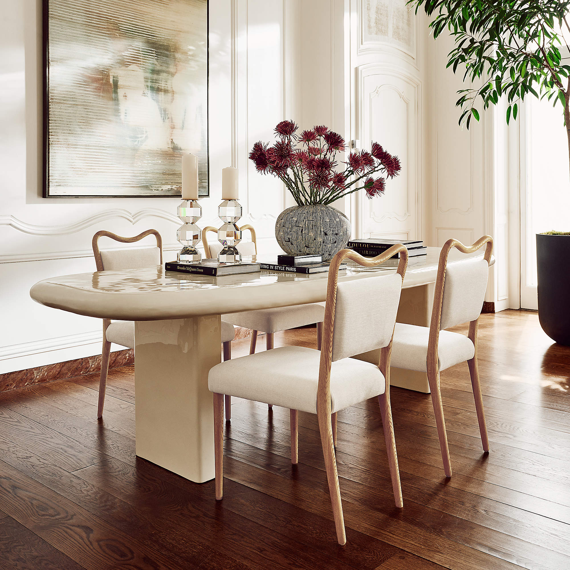 Monte Oak Performance Dining Chair