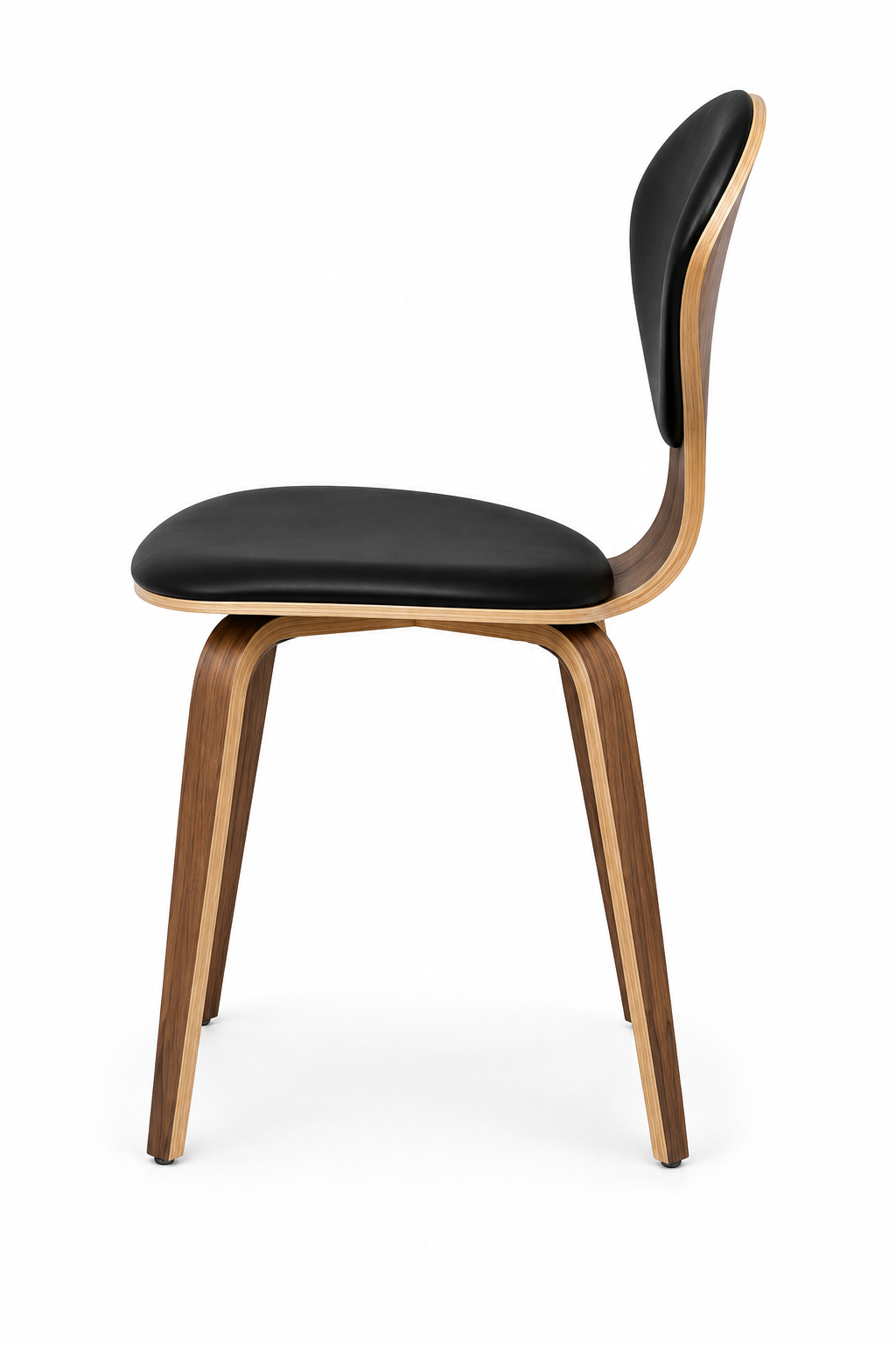 Norman Cherner PU Leather Dining Chair