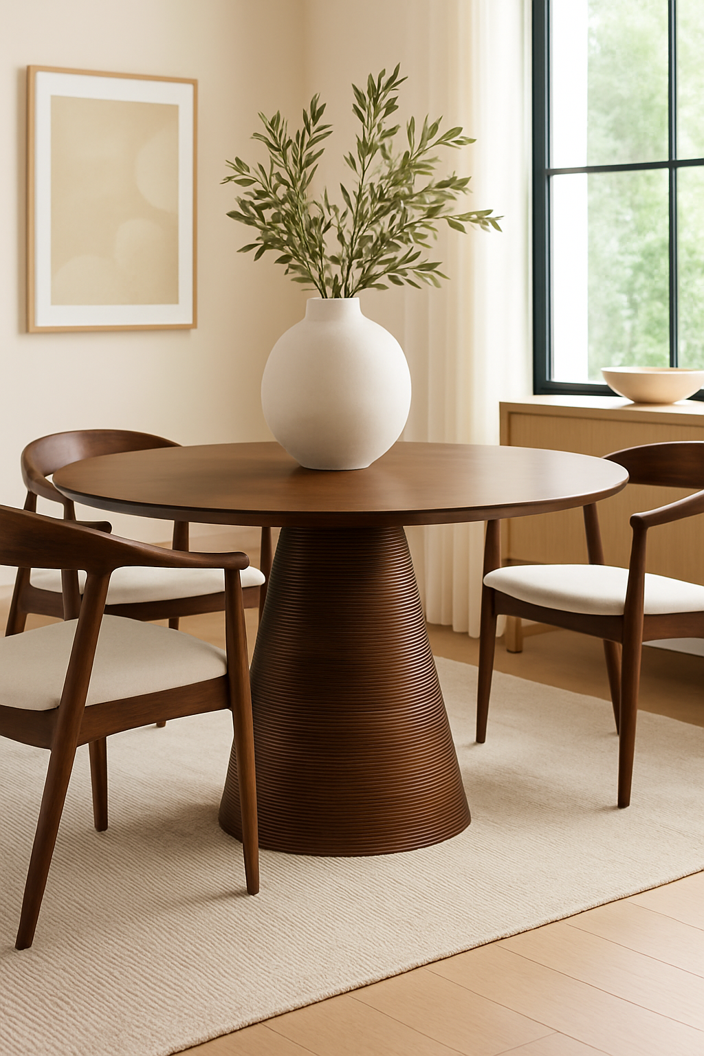 Dania Dining Table (Walnut Brown)