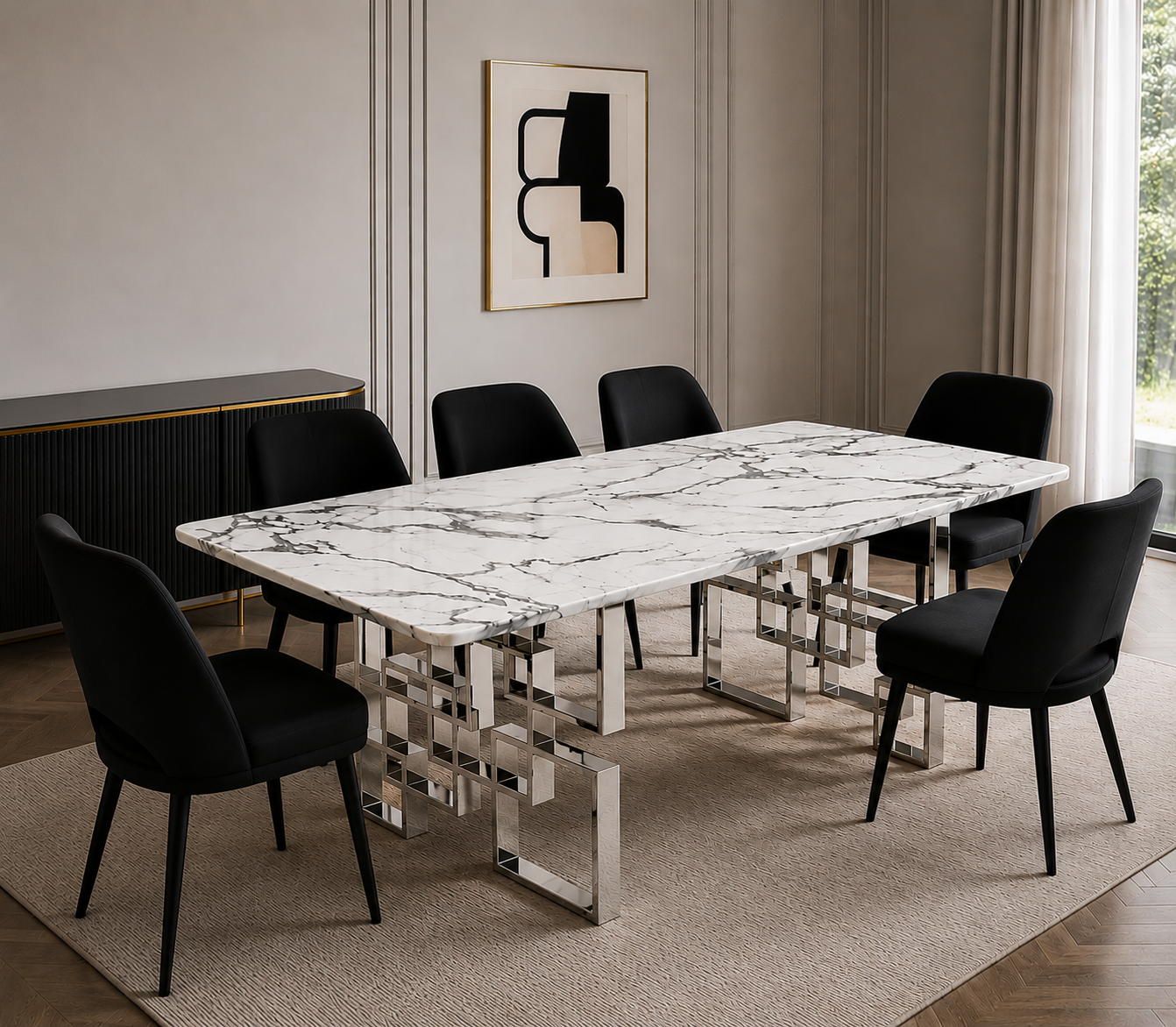 Diva Marble Dining Table