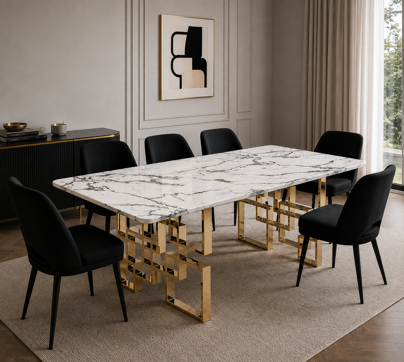 Diva Marble Dining Table