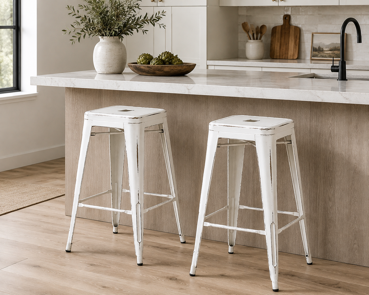 Tolix Antique Stool