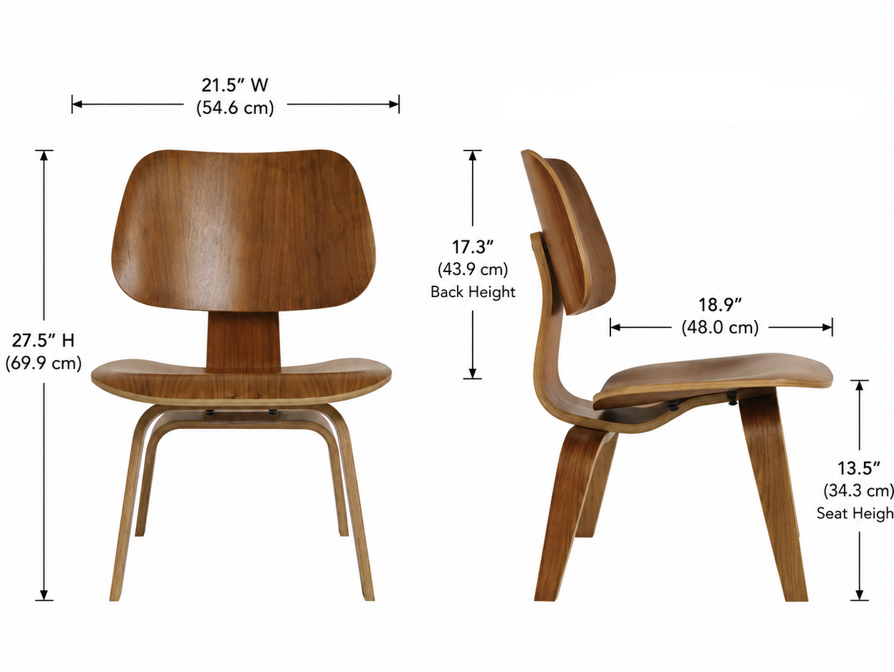 Eames Molded Plywood Lounge Chair Wood Base
